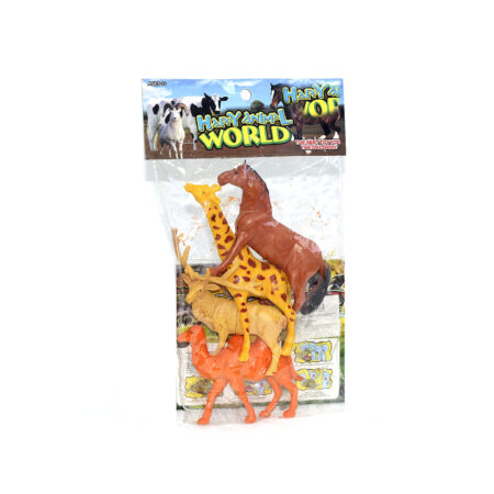ANIMALES SALVAJES CAUCHO X 4 CAJA X120 [Q802-2]