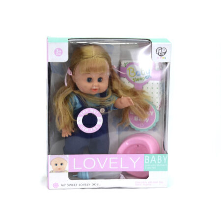 MUÑECA DE 14 PULGADAS 
CON PP CON SET X 3 UND