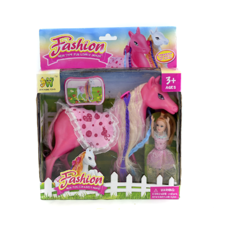 Muñeca de 7.5 pulgadas 
+ prueba de caballo