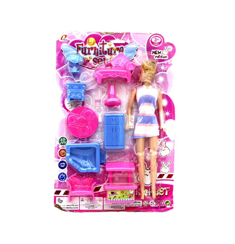SET MUÑECA CON 
HOGAR X 192UNDS