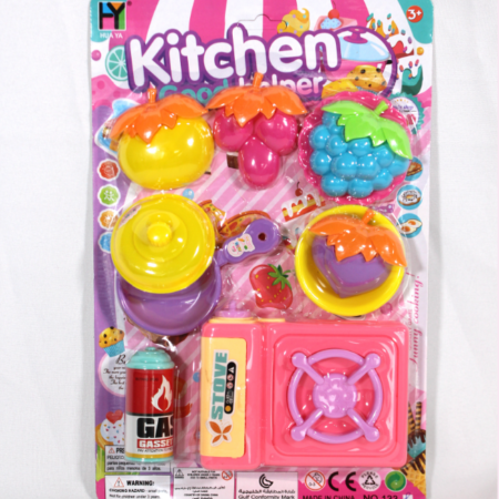 JUEGO DE COCINA CON FRUTAS